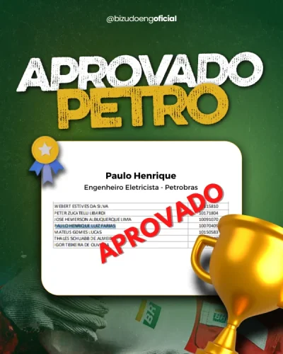 Paulo Henrique · Aprovado Petrobras