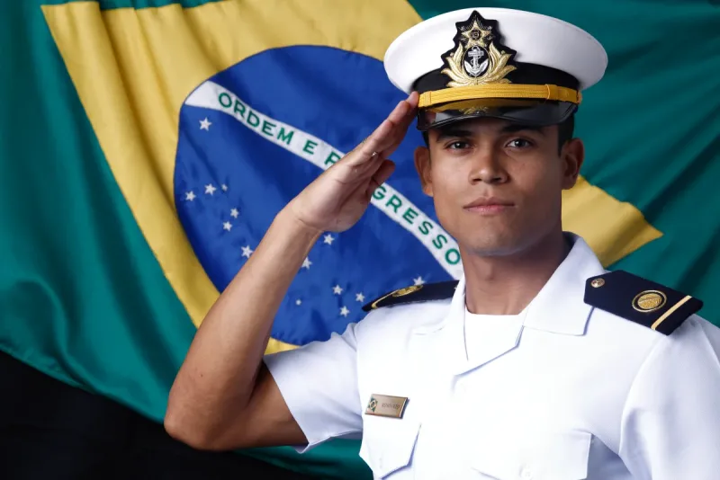 Matheus Renovato, militar do Corpo de Engenheiros da Marinha